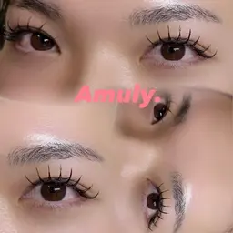 【U24】🎀フラットラッシュ120本×眉毛Wax(メイク付)🎀