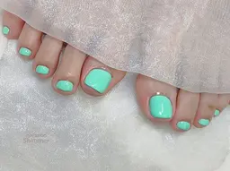 《オフなし》【フットバス付】ワンカラーorラメグラデーション