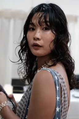 柔らかい質感で、カット、クリープパーマ