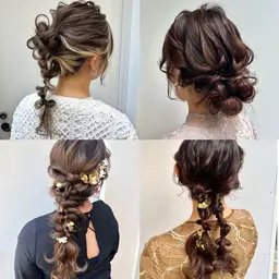 💍🌷カジュアル系からかっちりセットまで🩵ヘアアレンジ✨結婚式など行く時に!