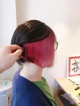 🌈全体カラー+インナーカラー+カット+Tr🌈¥15400