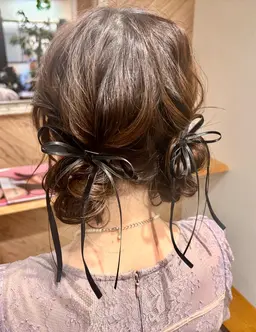 【平日限定】結婚式参列前の華やかなヘアセット💐カジュアルなヘアアレンジ🎀和装、浴衣のヘアセット👘✨