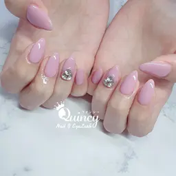 【Handジェル】ワンカラー+ビジュー2本