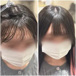 🍓前髪カット＋前髪縮毛矯正🫧‪🎀