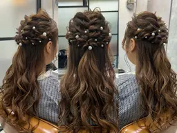 🌸ミニモ限定価格🌸ヘアセット🌼ヘアアクセサリー持ち込み可