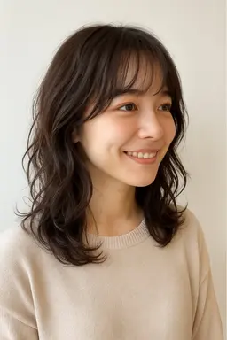 🌸本日緑地公園店限定❣️カット＋パーマモデル　［デジタルパーマ不可］