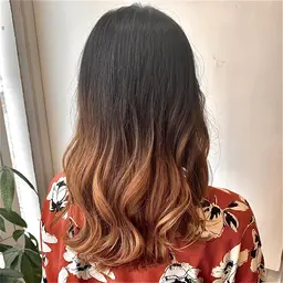 🍩根本が伸びても気にならない🍩グラデーションカラー＋全体カラー＋CMCトリートメント