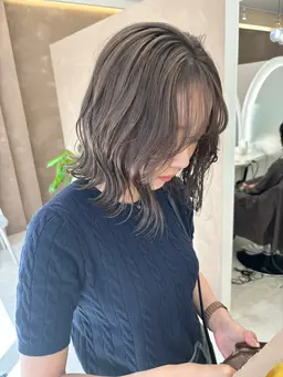 🫧ブリーチなしダブルカラー+カット+補修トリートメント