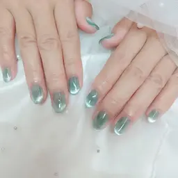 ご新規さま限定🎀フラッシュネイル •ミラーネイル•マグネットネイル✨1カラー(オフ込み)