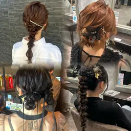 お呼ばれヘアセット🫧♡