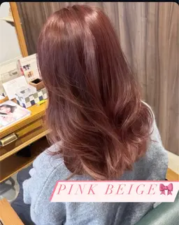 U24学割💕色落ちもかわいい💕ブリーチなし透明感カラー＋色持ちup!！2stepトリートメント