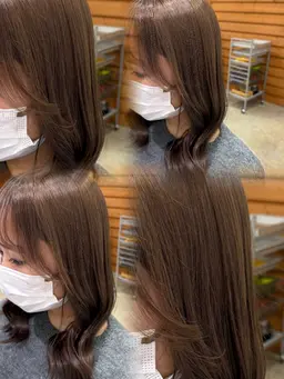 【🤎ブリーチしたくない方必見🤎】ブリーチなしWカラー＋アフタートリートメント