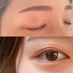 【人気Ｎｏ．2】まつげパーマ+アイブロウwax(仕上げメイク付き)