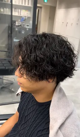 ✨40％オフ✨メンズカット＋スパイラルパーマ＋トリートメント¥14000→¥8400