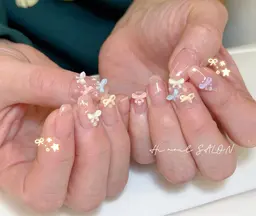 🦋【持ち込みデザイン】指6本アート(4本ワンカラー)💫