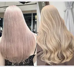 ⭐️12月限定⭐️【ダブルカラー】🌈ブリーチカラー🌈ケアブリーチクーポンもご用意💓前髪カット付【ミニモ学割】