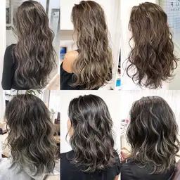 ✨[人気No.1✨]毛先カット（前髪別+550）+ケラチンカラー+超音波トリートメント