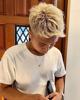 メンズカット+ケアブリーチ+オンカラー