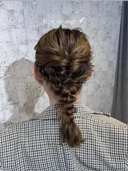 〘 浴衣･結婚式〙🪽ヘアセット🎀※編みおろし、シニヨン限定⟡.·