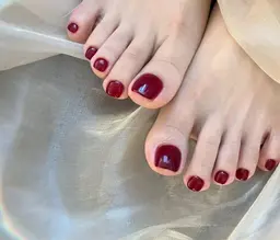 🌻フットジェル　ワンカラーorラメグラ　❣️ソフトジェルオフ込み