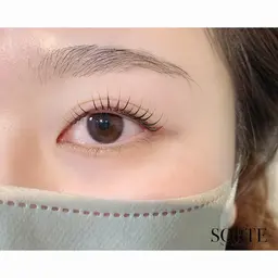 流行りの束感◎化粧品登録済☆コスメラッシュリスト（まつ毛パーマ）￥4200