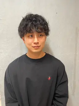 🦎メンズカット+スパイラルパーマ🦎