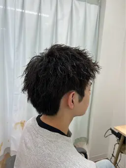 メンズカット＋ツイストパーマ