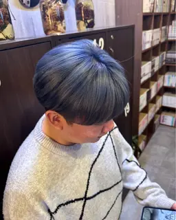 【要問い合わせ】（月木日限定）メンズブリーチモデル+集中補修トリートメント付き※詳細を必ずご確認下さい。