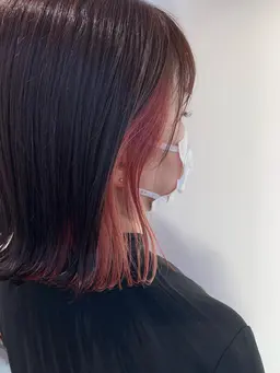 🌈１日３人限定クーポン👾インナーブリーチカラー＋アディクシーorイルミナカラー(+2000円)+トリートメント