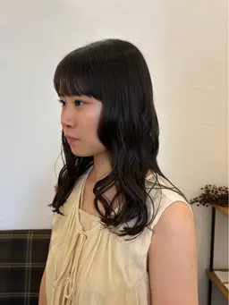 【モデル価格50%off❗️】カット✂️＋ブリーチなし透明感ワンカラー💭