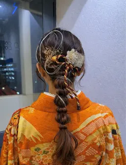 【卒業式🎓】着付け+ヘアセット