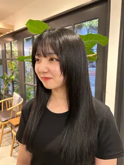 🦋‪透明感カラー🦋＋前髪、顔周りカット💇‍♀️