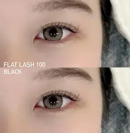 【オフ無料】最軽量フラットラッシュ100本 / カラーに変更OK★￥5500＋指名料¥300〈 オフ無料 〉