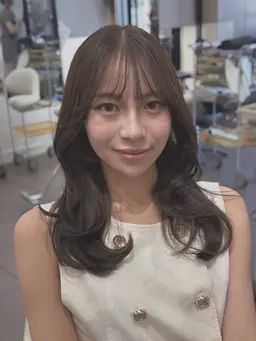 透明感カラー+超音波トリートメント🍀