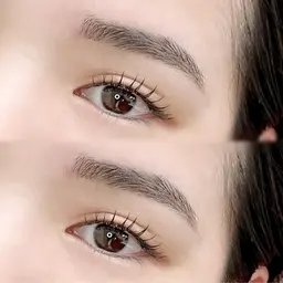 マツエク100本 & 美眉アイブロウwax メイク仕上げあり🌷