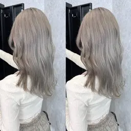 💜ダブルカラー(ブリーチ1回+オンカラー)＋レディース整えカット(2センチ以内)+ツヤツヤトリートメント付き💜