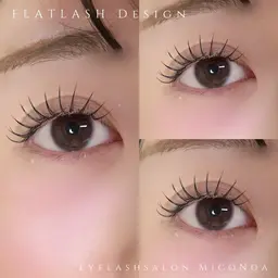 【人気No.1】ふわ軽フラットラッシュ120本｜ナチュ盛れeye