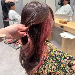 【インナーカラー🍒】インナーブリーチ➕ワンカラー