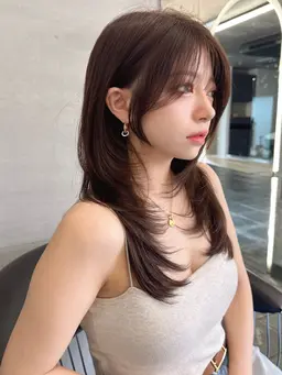 🥈【人気NO.2メニュー】🌈カラーのみご希望のお客様🌈透明感カラー＋補修トリートメント