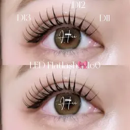ミニモ学割まつエク🎀LED Flatlash🎀2h付け放題MAX200本以上🩵通常¥13200🔛¥10000🙌