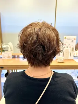 【30%OFF】レディースショートカット×パーマ