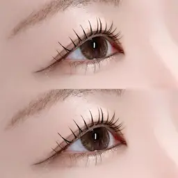 【新規限定】まつ毛パーマ上のみ⭐︎コーティング付き