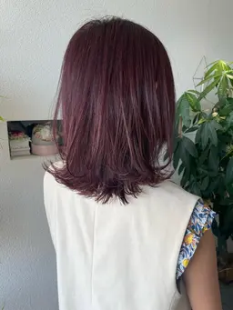 髪質に合わせたトリートメント付き☆うる艶カラー※ロング料金+1100円