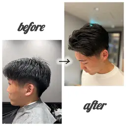 新規ショート限定完全無料!メンズカットアイロンパーマ!朝9:00〜平日21:00〜土日20:00〜21:00