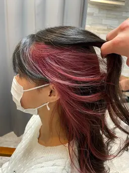 インナーカラー＋カラー＋3STEPトリートメント ¥6,000