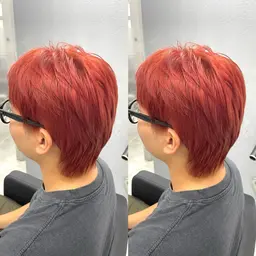 【men'sがかっこよくなるブリーチカラー作ります🔥】ブリーチダブルカラー