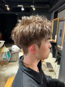 【ブリーチなしのワンカラー】👾メンズカット➕カラー👾