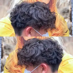 メンズカットツイスパ【スパイラルパーマ】