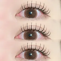 ✨圧倒的人気No.1✨韓国アイドル束感マツエク🇰🇷＋高級コーティング付🤍120本premiumフラットラッシュ使用