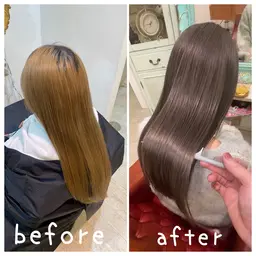 カット＋ブリーチ＋カラー＋3ステップトリートメント🐶